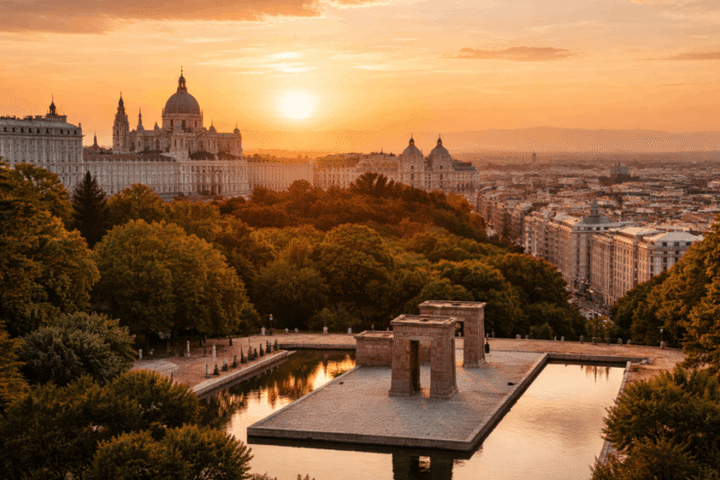 Aviones en el aeropuerto de Madrid