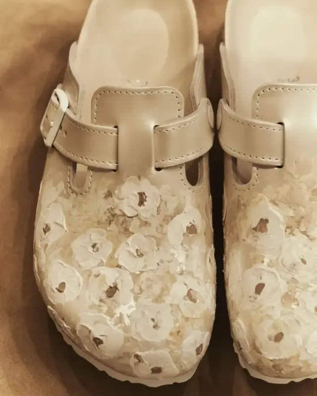 Birkenstock wedding shoes for brides