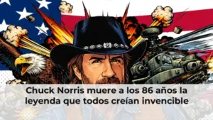 Chuck Norris fallece a los 86 años