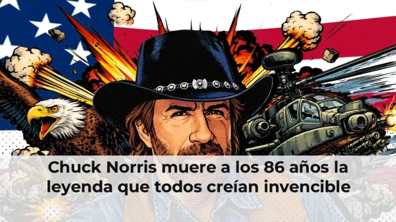 Chuck Norris fallece a los 86 años