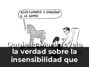 Daniella Martí habla sobre insensibilidad