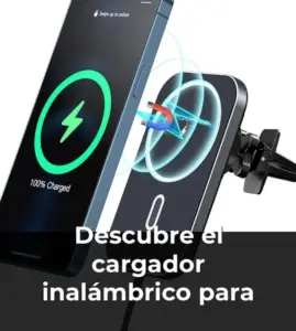 Cargador inalámbrico para coche moderno