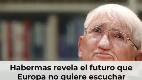 Habermas habla sobre futuro de Europa