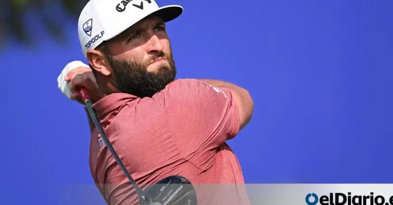 Jon Rahm abandonando la Liga saudí de golf