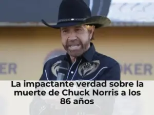 Chuck Norris fallece a los 86 años