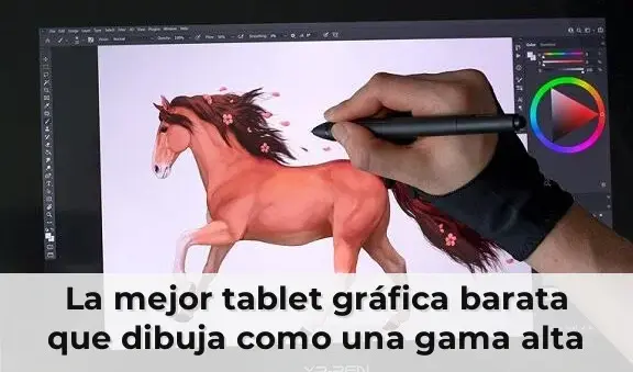 Tableta gráfica barata con funcionalidad de gama alta