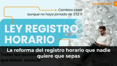 Reforma del registro horario en España