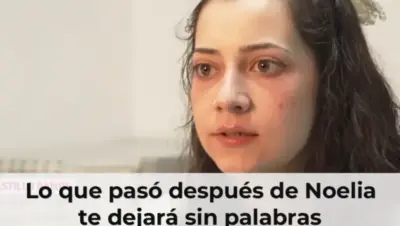 Noelia después de incidente sorprendente