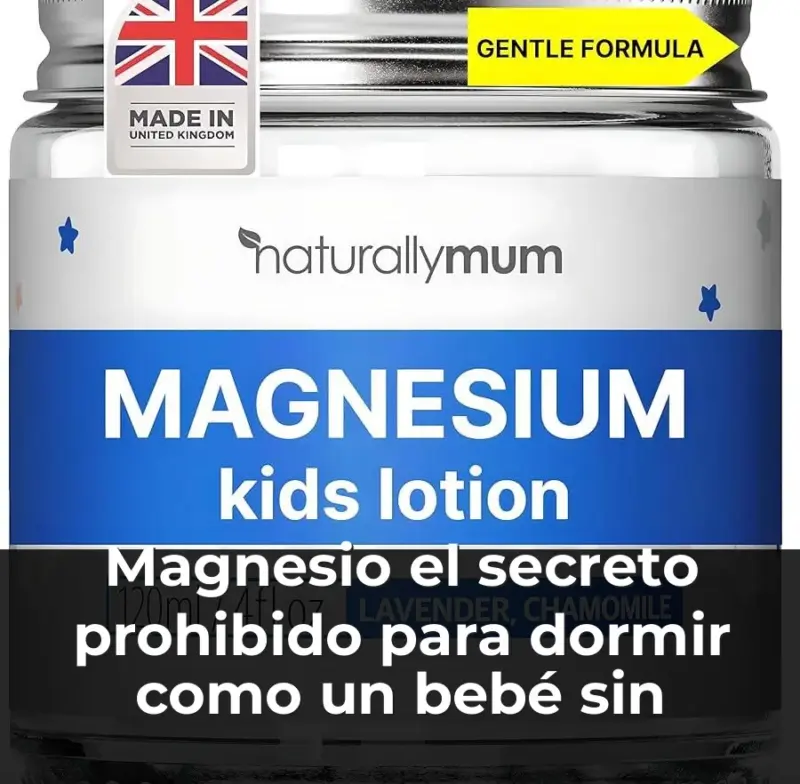 Magnesio para dormir como un bebé