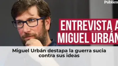 Miguel Urbán speaking at event