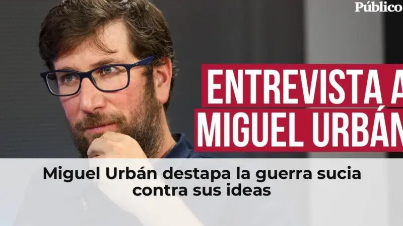 Miguel Urbán speaking at event