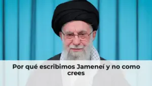 Spanish orthography rules and Jamenei correct spelling