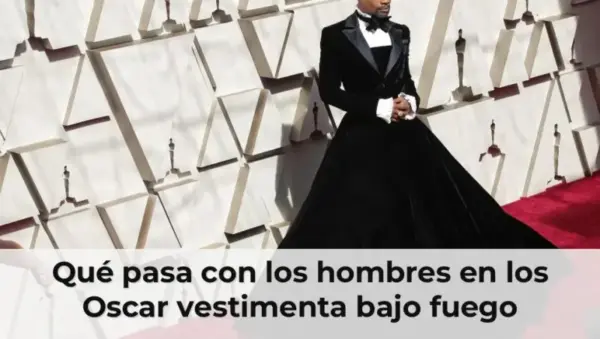 Hombres en la alfombra roja de los Oscar
