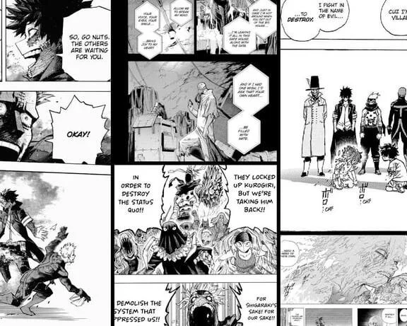 Villano en historia de héroes y víctimas