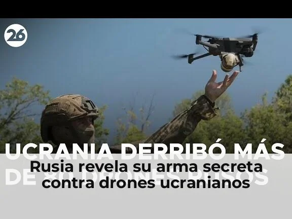 Rusia muestra arma antidrones contra Ucrania