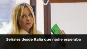 Italia noticias inesperadas señales de cambio