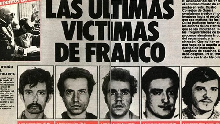 Spanish Civil War execution scene