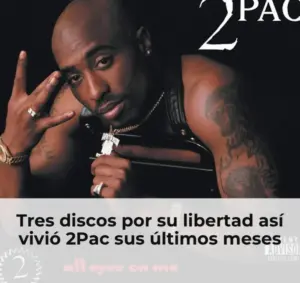 2Pac en foto de archivo antes de su muerte