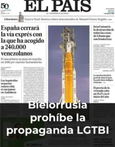 Bielorrusia prohíbe la propaganda LGTBI y la compara con la pedofilia