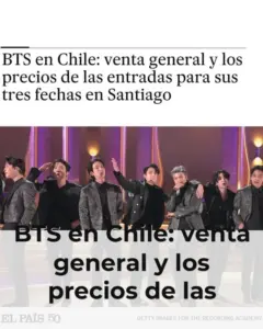 BTS en Chile: venta general y los precios de las entradas para sus tres fechas en Santiago
