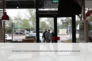 Irán responde a Trump con oleadas de misiles contra Israel en plena celebración de la Pascua judía